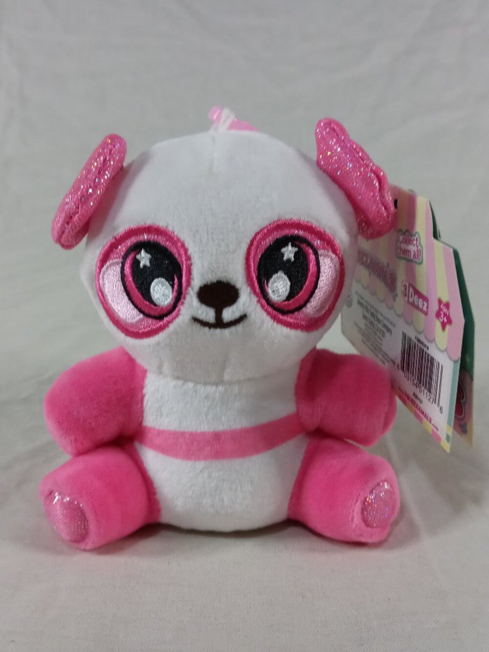 2019 Squeezamals 3Deezs Scented Cherry The Panda Soft Plush Keychain *NEW*